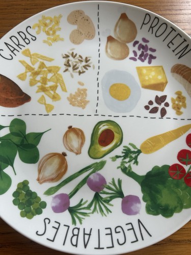 Portion control plate for - 10",
