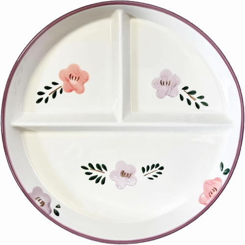 Divided plates ceramic - divided, inch