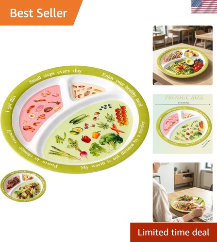 Portion control plate for - plate,