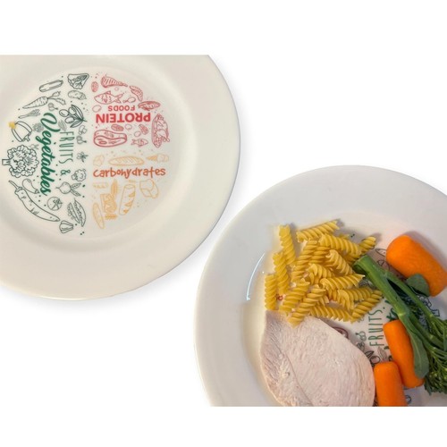 Pair colourful melamine - of,