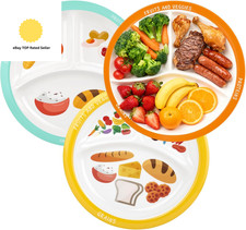 3 PCS Portion Control Plates