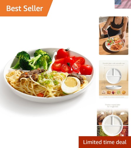 Ceramic portion control - portion, plate