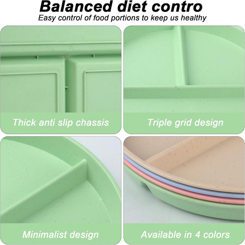 Pcs divided dinner plates - dinner,