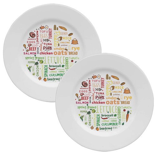 Pair colourful melamine - pair, of