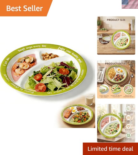 Portion control plate for - plate,