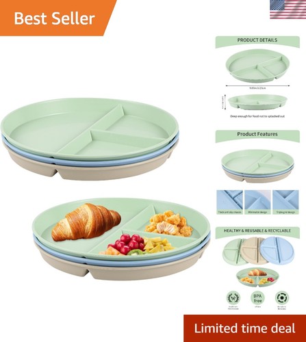 Portion control plate - plate, for