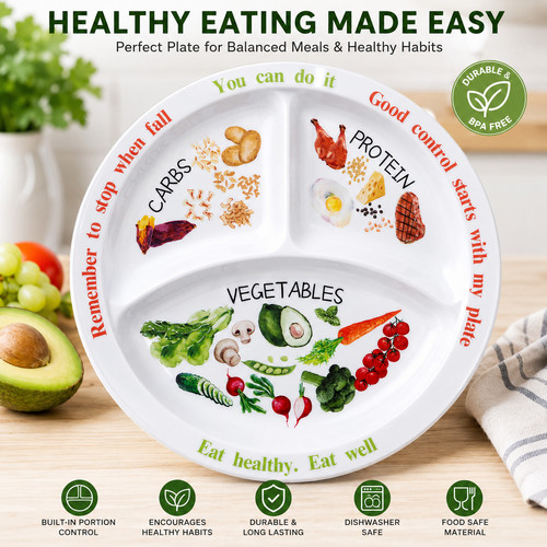 Portion control plate - portion,