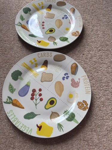 Portion control plate for - plate,