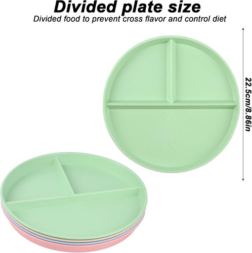 Pcs divided dinner - 4, plates