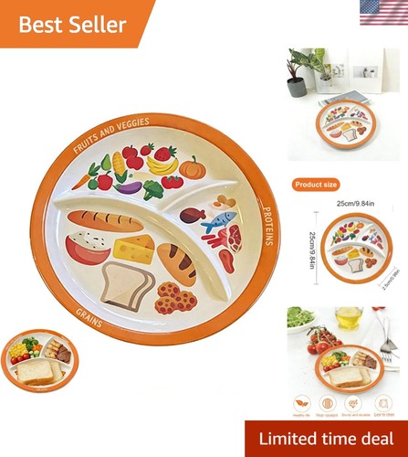 Portion control plate for - plate,