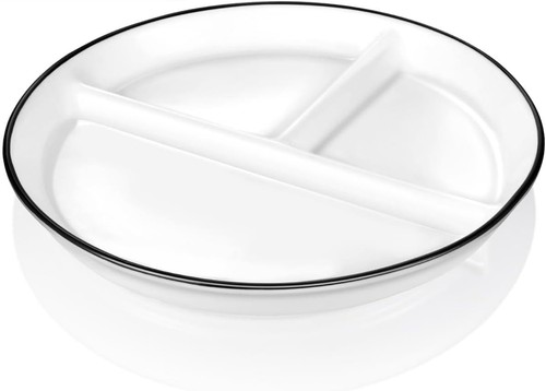 Alipis divided ceramic dinner - ceramic,